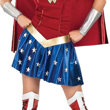 Rubies Official DC Comics Wonder Woman Ladies Costume, Adult Superhero Fancy Dress Halloween, Size Extra Small