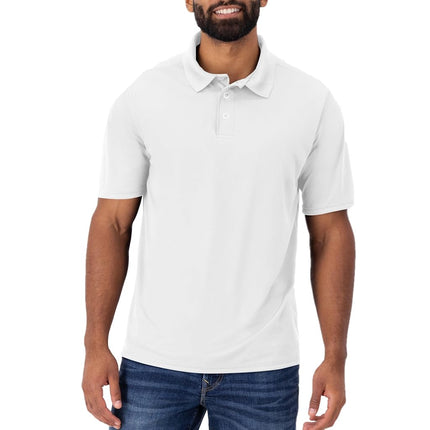 Hanes Sport Men's Cool DRI Men's Performance Polo,White,Small