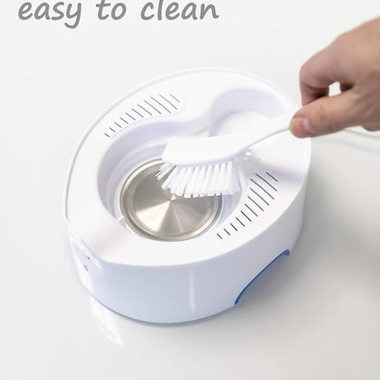 Crane USA Personal Steam Inhaler & Warm Mist Humidifier, Blue and White