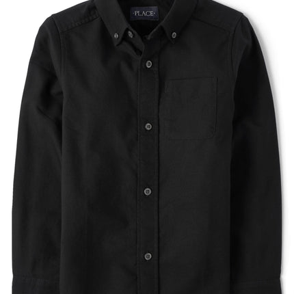 The Children's Place Boys' Long Sleeve Oxford Shir