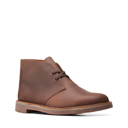 Clarks - Mens Bushacre 3 Boots, 9.5 UK Wide, Dark Brown Leather