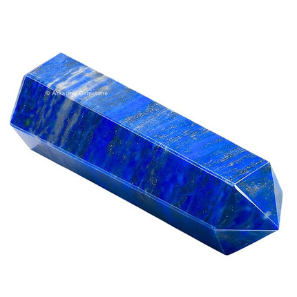 Large Lapis Lazuli Crystal Towers ~ Natural Healing Crystal Point Obelisk for Reiki Healing and Crystal Grid (5.5" to 6" INCH)