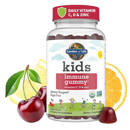 Garden of Life Kids Immune Gummy, Cherry Flavor - 