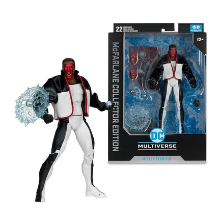 Figura de colección McFarlane DC Multiverse Mister Terrific (JSA) de 7 pulgadas #27