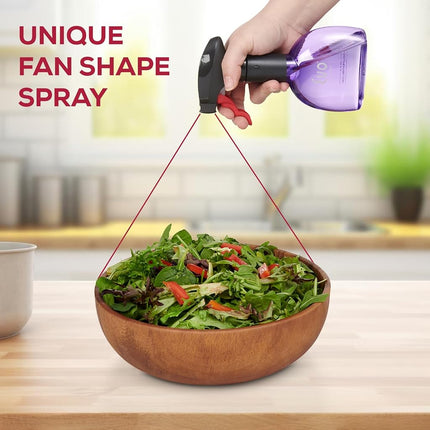 Mini pulvérisateurs d'huile Evo, sans aérosol, pour huiles d'olive, de cuisson et vinaigres, violet, capacité de 236 ml, lot de 2