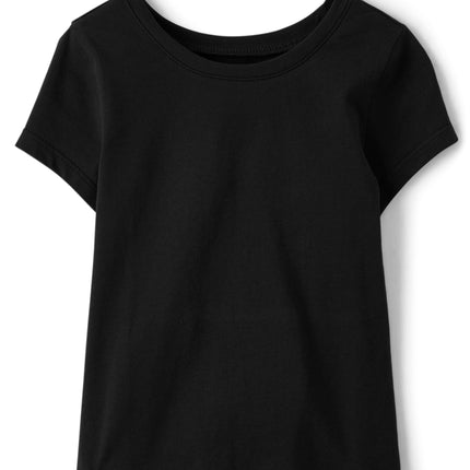 The Children's Place Girls' Basic Short Sleeve Lay