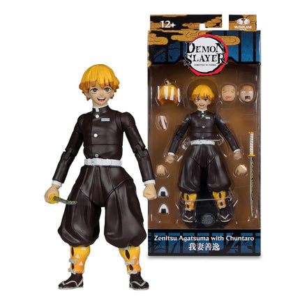 McFarlane Demon Slayer Zenitsu Agatsuma with Chuntaro 7in Action Figure Toys