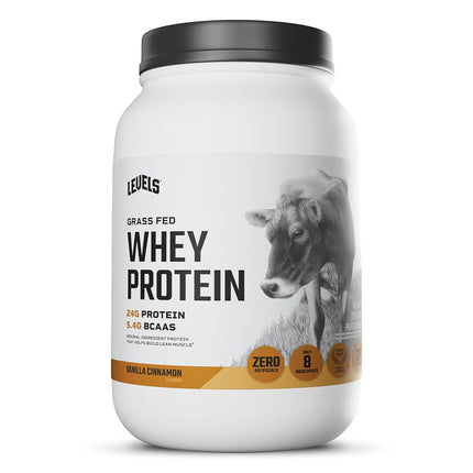 Levels 2LB Vanilla Cinnamon 100% Grass Fed Whey Pr