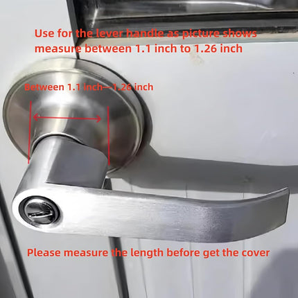 Door Handle Lockout Device Cover with Code to Disable Door Handle Temporary Combination Lock for Bedroom from Outside Knob Lock (1)