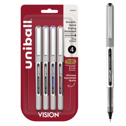 Uniball Vision Rollerball Pens - Business Pack of 