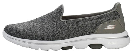 Skechers Women's Go Walk 5-Honor Sneaker, Grey, 3.5 UK