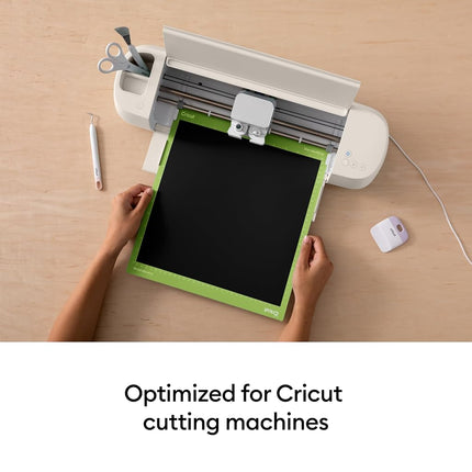 Cricut Tapetes de máquina StandardGrip de 30,5 cm x 30,5 cm, tapetes de corte reutilizables para manualidades con película protectora, úsalos con cartulina, vinilo termoadhesivo y más, compatibles con Cricut Explore y Maker (3 unidades)