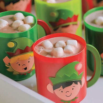 Oriental Trading Elf Plastic Mug 12-Pieces