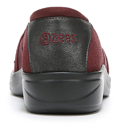 BZees Women's Poppyseed Slip-on Loafer, Windsor Red, 8