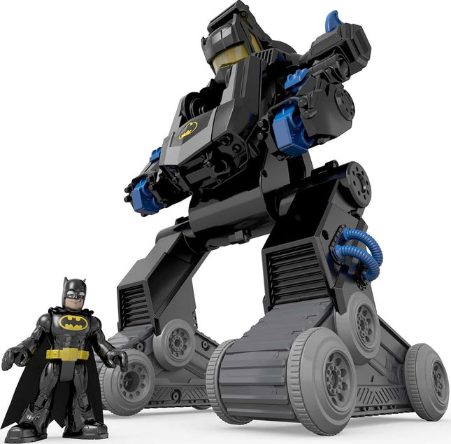 Fisher-Price Imaginext DC Super Friends RC Transforming Batbot 2-Ft-Tall Robot with Lights & Sounds and Remote Control for Pretend Play Kids Ages 3+ Years