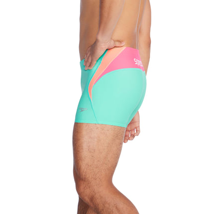 Speedo Men's Swimsuit Square Leg Eco Flex Beachstar Separates, Arctic Glass, X-Large