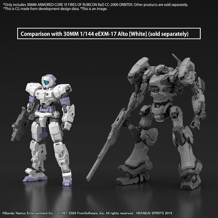 Bandai Hobby - Armored Core VI Fires of Rubicon - #04 RaD CC-2000 Orbiter 30 MM 1/144 Model Kit