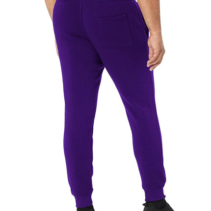 Southpole Men's Basic Active Fleece Jogger Pants-Regular and Big & Tall Sizes, Purple, XXL