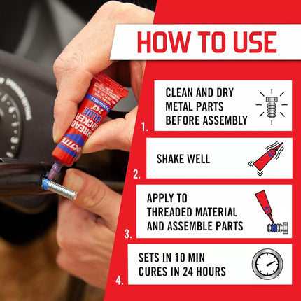 Henkel Loctite Blue 242 Threadlocker 6-Milliliter Tube (209728)