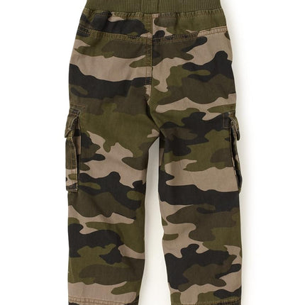 The Children's Place Pantalon Cargo Pull-On pour bébés et tout-petits garçons, Camouflage Nuit/Camouflage Olive, 12-18 MOIS