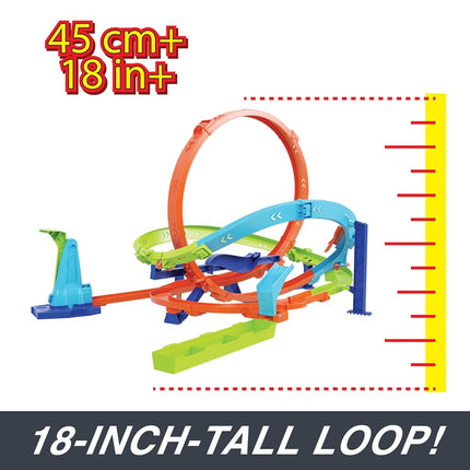 Hot Wheels Action Loop Cyclone Challenge Track Set & Toy Car