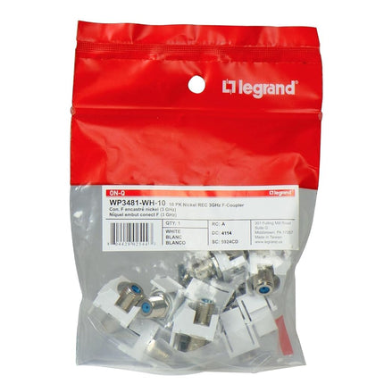 Legrand - OnQ F Keystone Connector, Recessed Keyst