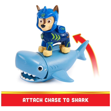 Patrulla Canina, juego de figuras de acción de Aqua Pups Chase y Shark, juguetes para niños de 3 años en adelante
