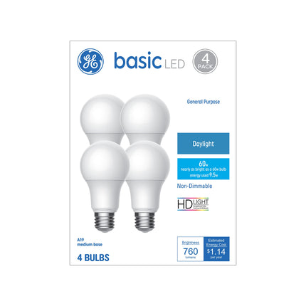 GE Lighting 37019 Eq Basic Daylight Bulb 60W - War