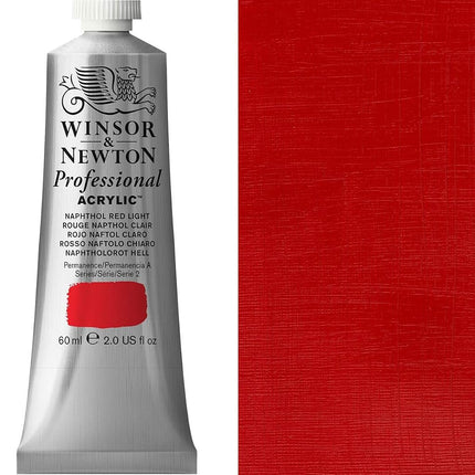 Winsor & Newton 2320421 60 ml Professional Acrylic Colour - Naphthol Red Light