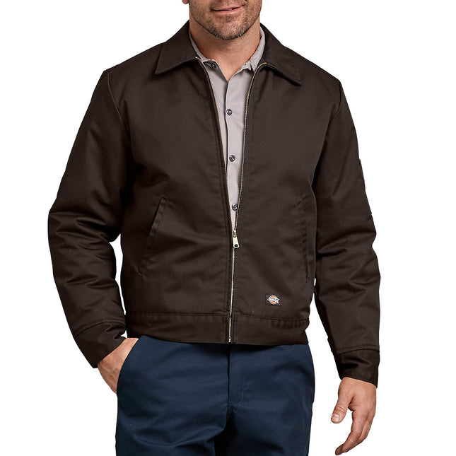 Dickies Men's Full Zip Thermal Lined Fleece Hoodie