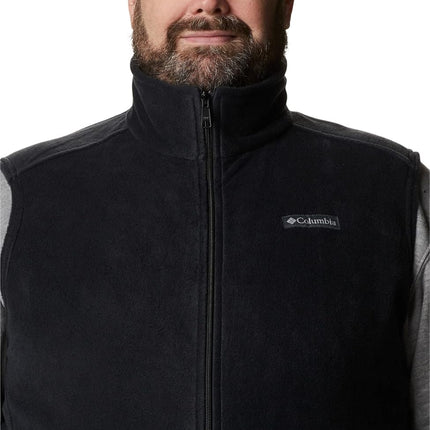 Columbia Men's Steens Mountain Vest Fleece, Black, 2X