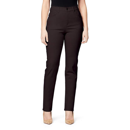 Gloria Vanderbilt Women's Amanda Classic Tapered Jean, Coffee Roast, 24W