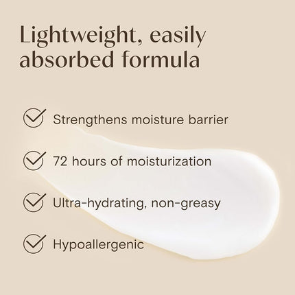 Aveeno Baby Daily Moisture Face Cream, Oat Enriched Moisturizing Cream for Babies’ Sensitive Facial Skin, Strengthens Skin’s Moisture Barrier, Ultra-Hydrating, Non-Greasy, Fragrance-Free, 1.5 oz