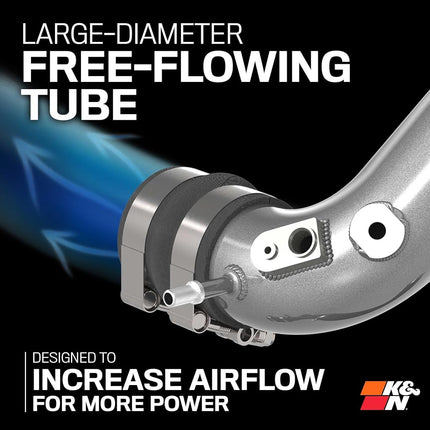 K&N Charge Pipe Kit compatible with Honda Civic XI L4 1.5L Turbo 2022-2023 (77-1022KC)