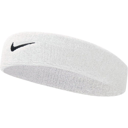 Nike Swoosh Headband, Mens, N.NN.07.416.OS, Obsidian/White, One Size