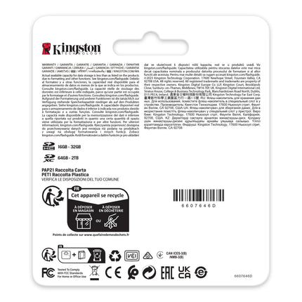 Kingston Canvas React Plus V60 SD 256GB SDXC UHS-II 280R/150W U3 V60 for Full HD/4K