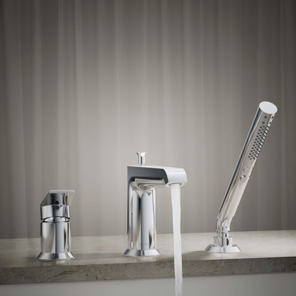 Grifos de bañera Kohler K-97070-4-CP Hint, cromo pulido