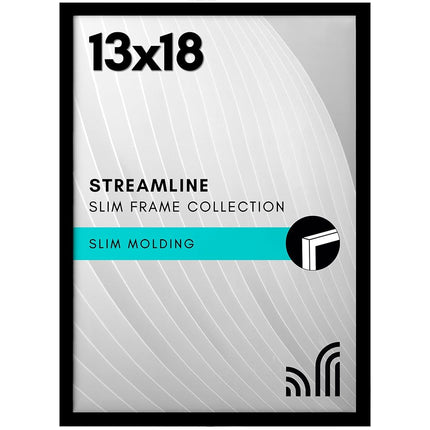 Americanflat 13x18 Picture Frame with Polished Ple
