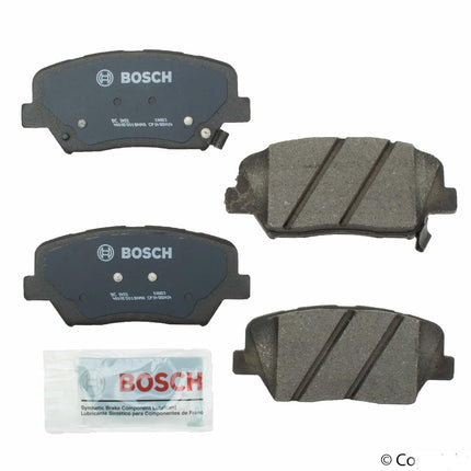 BOSCH BC1432 QuietCast Premium Ceramic Disc Brake Pad Set - Compatible with Select Hyundai Azera, Santa Fe; Kia Sorento; FRONT