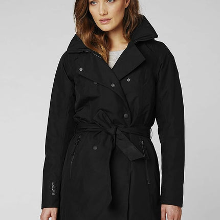 Helly Hansen Women's W Welsey II Trench Insulated, Black, L