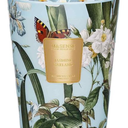 M&SENSE Jasmine Garland Extra Large Soy Scented Ca