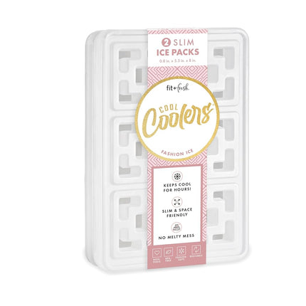 Cool Coolers Fashion Ice by Fit & Fresh, 2 Pack XL