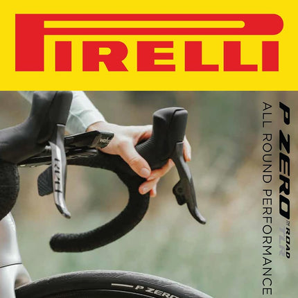 Pirelli P-Zero Folding Road Bike Tyre, Clincher, 700 x 24c, Black