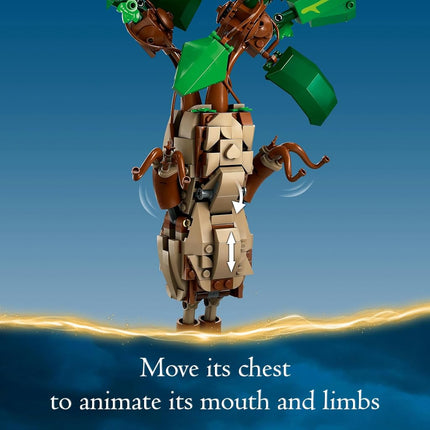 LEGO Harry Potter Mandrake Set, Kids' Magical Artifical Plant Toy with Vase, Wizarding World Treat for 10 Plus Year Old Girls, Boys & Fans, Creative Bedroom Decoration or Desk Accessory 76433