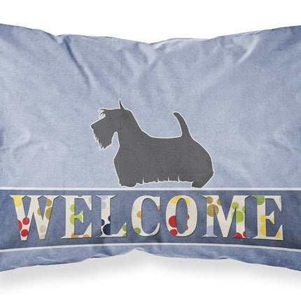 Caroline's Treasures Scottish Terrier Welcome Pillowcase, Multicolor, Standard