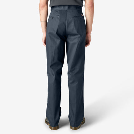 Dickies Pantalón de trabajo Original 874 para hombre, tallas grandes y altas, azul marino, 46W x 32L