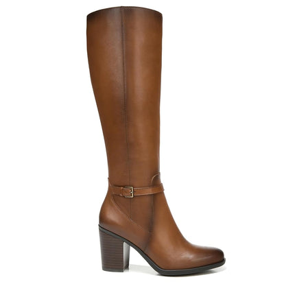 Naturalizer Womens Kalina Knee High Tall Boots Cider Spice Brown Leather 8.5 M