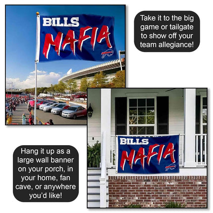 Drapeau bannière WinCraft Buffalo Bills Bills Mafia