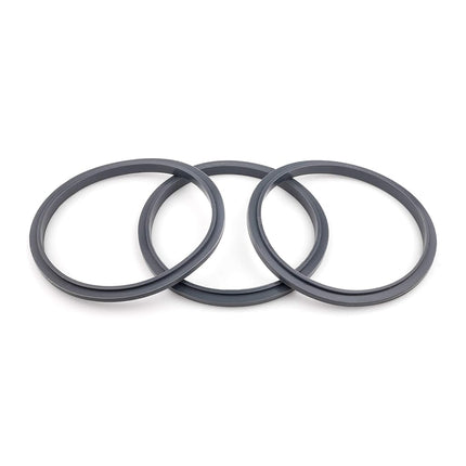 CloudCUP Joint de remplacement 3 pièces, compatible avec Nutribullet Pro séries 900 et 600W, silicone gris, pièces de mixeur