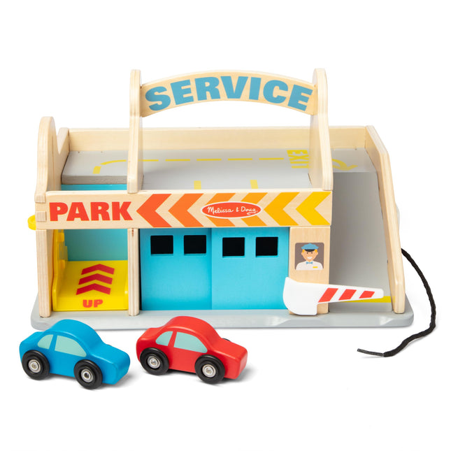 Melissa & Doug Service Station Parking Garage, 6 P